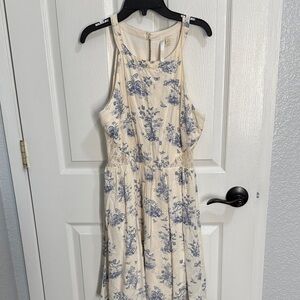 Disney Cinderella Floral Print Sleeveless Dress